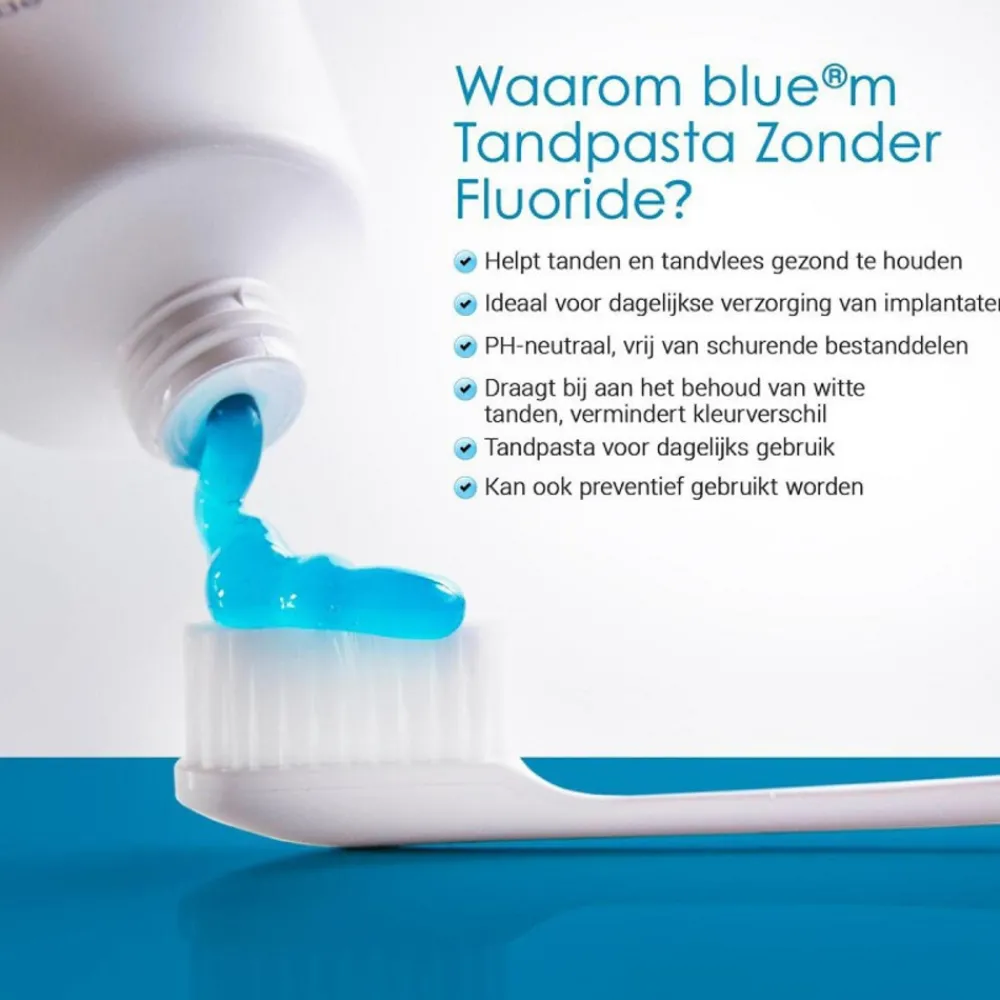 Tandpasta Fluoride Vrij 75 ml^Bluem New