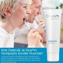Tandpasta Fluoride Vrij 75 ml^Bluem New