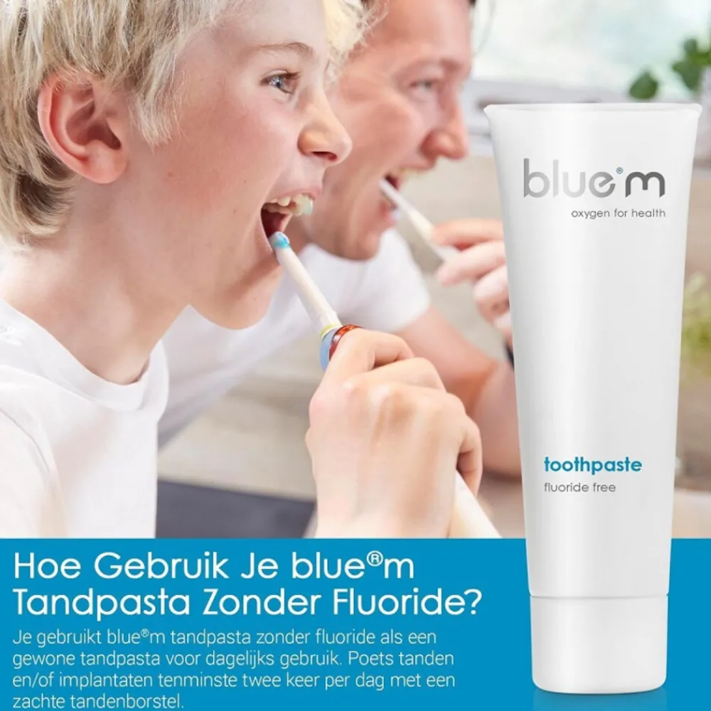 Tandpasta Fluoride Vrij 75 ml^Bluem New