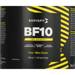Sportvoeding & Drank<Body & Fit BF10 Pre-workout Sour Yellow 315 gr
