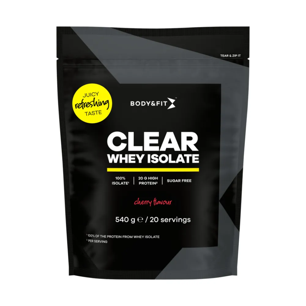 Sportvoeding & Drank<Body & Fit Clear Whey Isolate Cherry 270 gr
