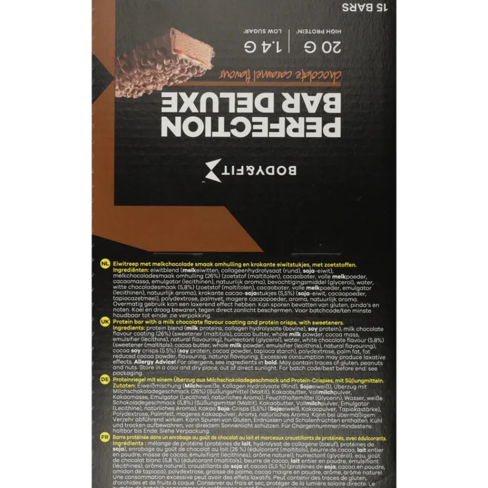Perfection Bar Deluxe Chocolate Caramel 15 x 55 gr^Body & Fit Outlet