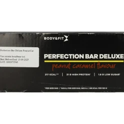 Sportvoeding & Drank<Body & Fit Perfection Bar Deluxe Peanut Caramel 15 x 55 gr