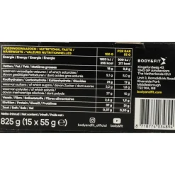 Sportvoeding & Drank<Body & Fit Perfection Bar Deluxe Peanut Caramel 15 x 55 gr