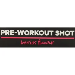 Pre-workout Shot Berries 12 x 60 ml^Body & Fit Clearance