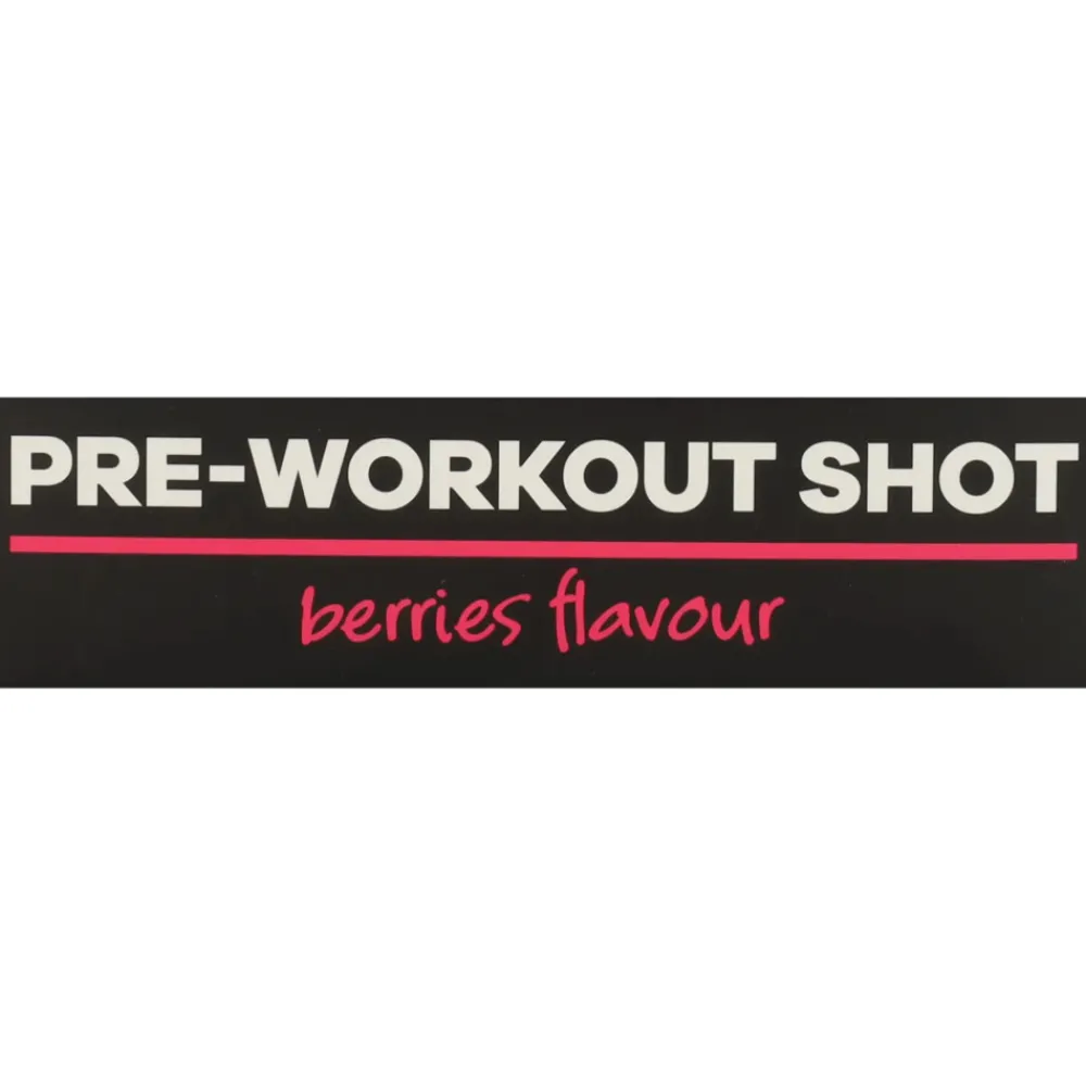 Pre-workout Shot Berries 12 x 60 ml^Body & Fit Clearance