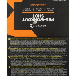 Sportvoeding & Drank<Body & Fit Pre-workout Shot Orange 12 x 60 ml