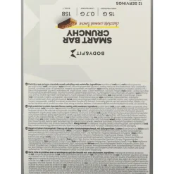 Sportvoeding & Drank<Body & Fit Smart Bar Crunchy Chocolate Caramel 12 x 45 gr