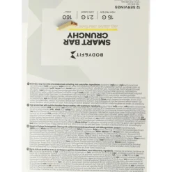 Sportvoeding & Drank<Body & Fit Smart Bar Crunchy White Chocolate & Cookies 12 x 45 gr