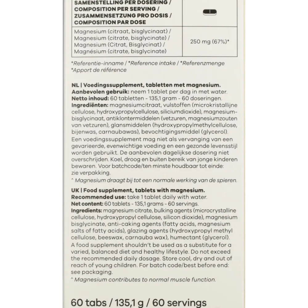 Super Magnesium Complex 60 stuks Sportvoeding & Drank