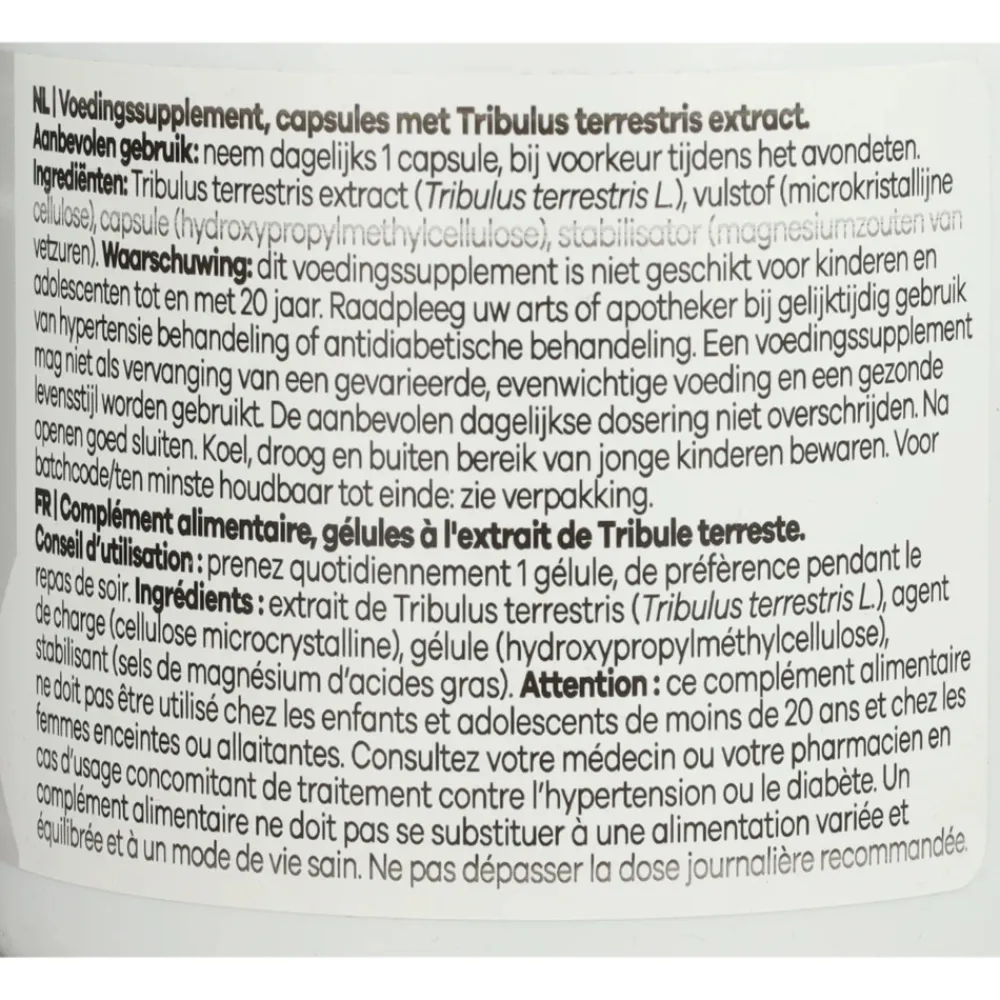 Tribulus Max 100 stuks^Body & Fit Hot