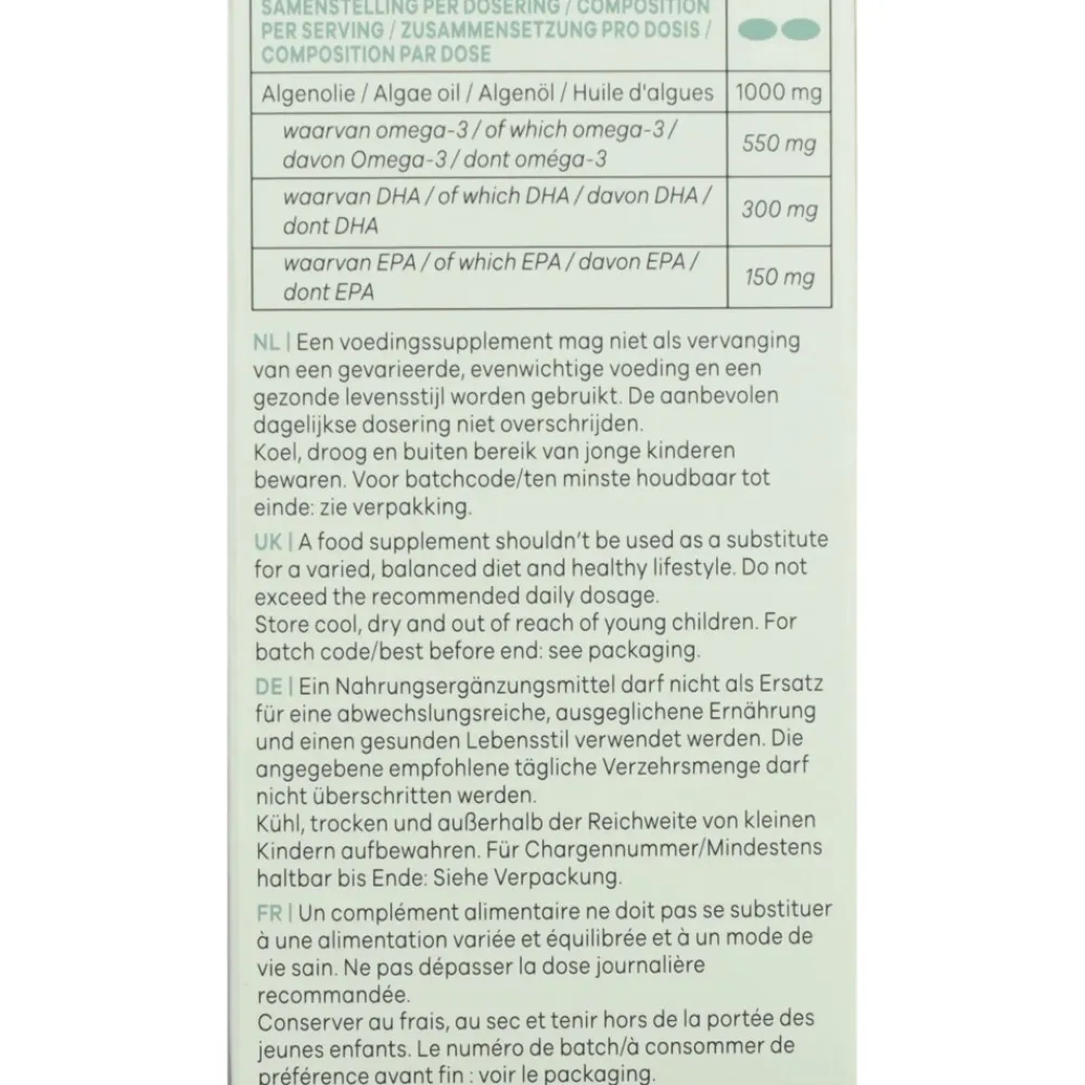 Discount Vegan Omega-3 60 softgels Sportvoeding & Drank