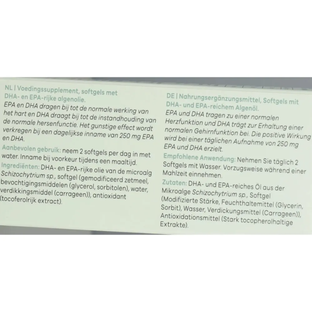 Discount Vegan Omega-3 60 softgels Sportvoeding & Drank