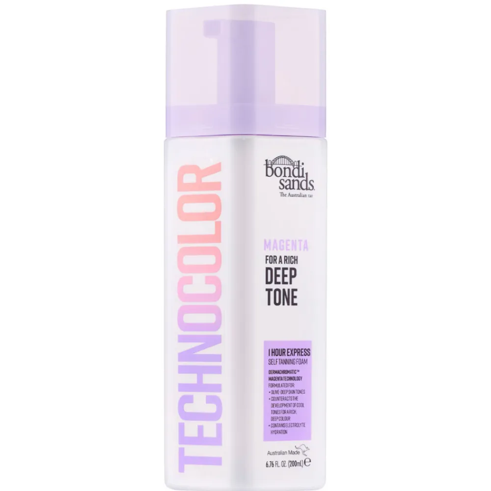Hot Technocolor Self Tanning Foam 1 Hour Express Magenta 200 ml Zonbescherming