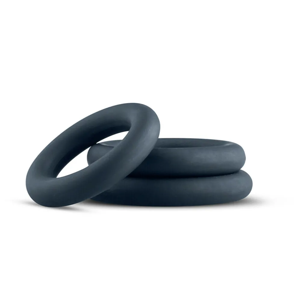 Voor Hem<Boners Cockringen 3-delige set Grijs 3 stuks