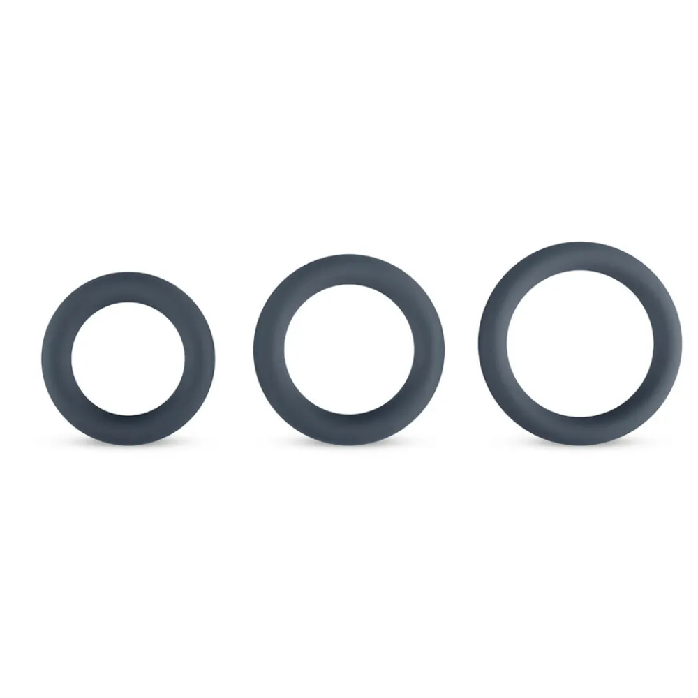 Voor Hem<Boners Cockringen 3-delige set Grijs 3 stuks