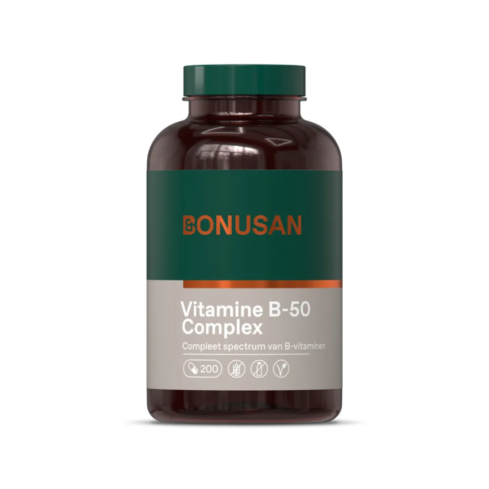 Vitamine B50 Complex 200 capsules Vitaminen