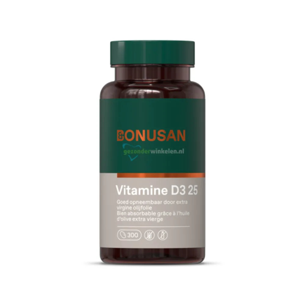 Vitamine D3 25 mcg/1000 IE 300 softgels^Bonusan Discount