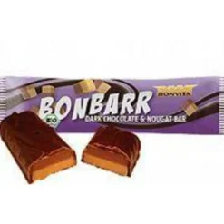 Chocolade<Bonvita Reep Puur Nougat Bio 40 gr
