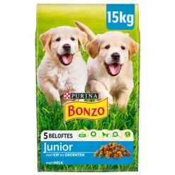 Hondenvoer<Bonzo Droogvoer Junior 15 kg