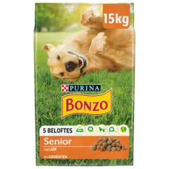 Droogvoer Senior Kip - Groente 15 kg^Bonzo
