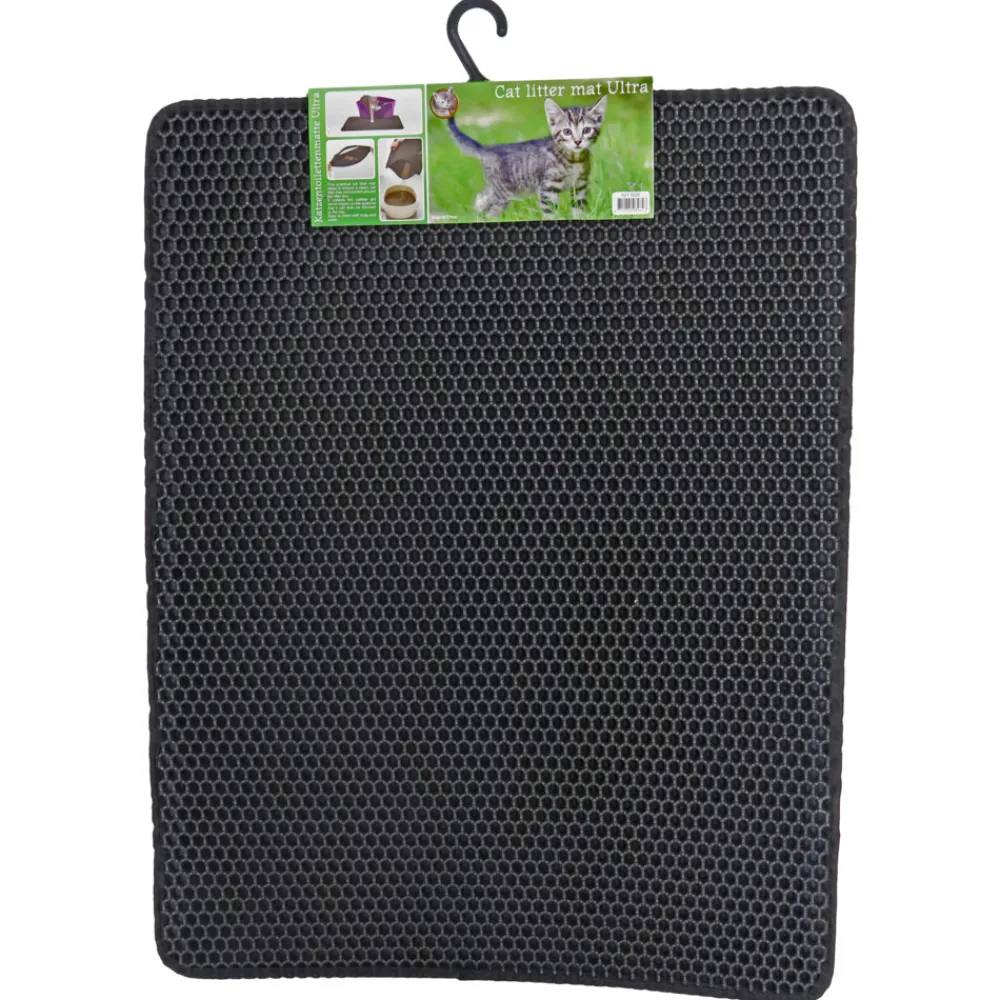 Uitloopmat Ultra Zwart Large 60 x 75 cm^Boon Discount