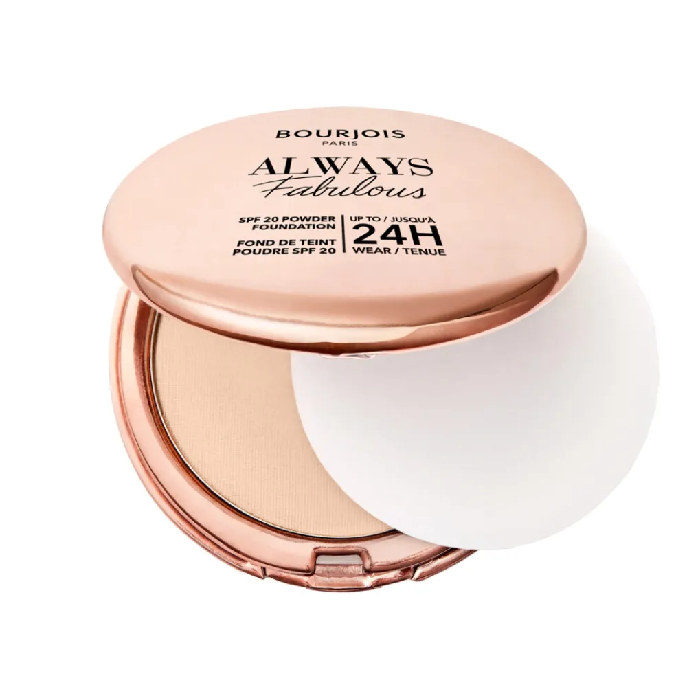 Foundation<Bourjois Always Fabulous Compact Foundation Ivory 125 7 gr