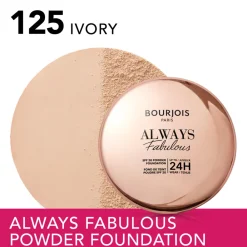 Foundation<Bourjois Always Fabulous Compact Foundation Ivory 125 7 gr