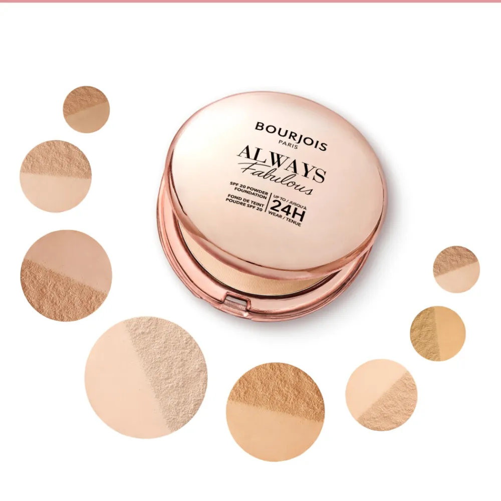 Foundation<Bourjois Always Fabulous Compact Foundation Ivory 125 7 gr