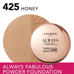 Foundation<Bourjois Always Fabulous Compact Foundation Honey 425 7 gr