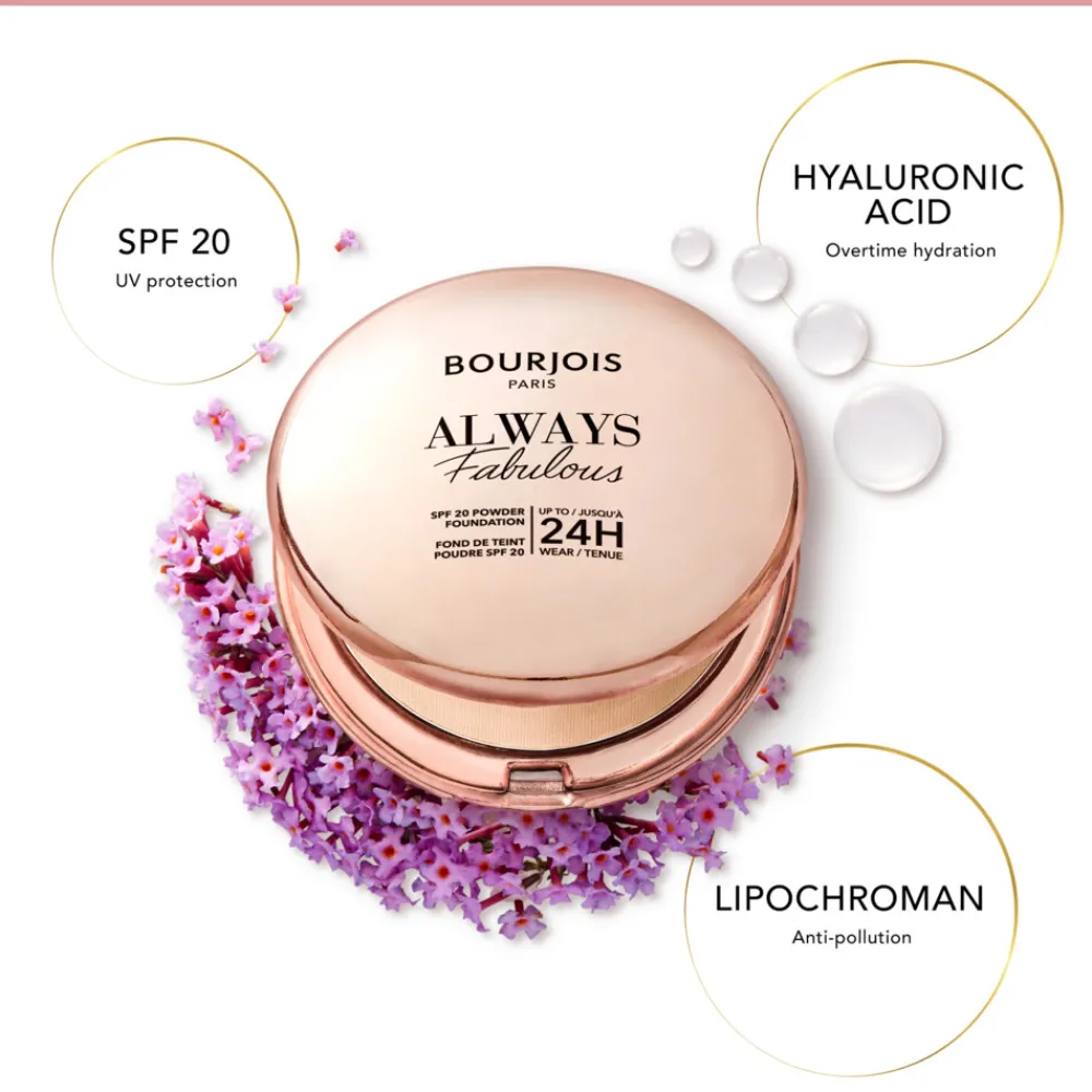 Foundation<Bourjois Always Fabulous Compact Foundation Rose Sand 300 7 gr