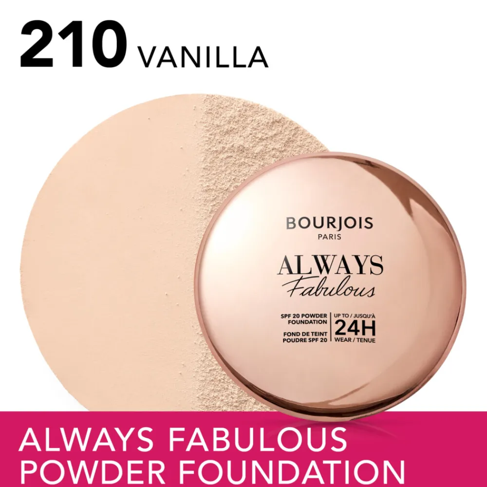 Always Fabulous Compact Foundation Vanilla 210 11 gr^Bourjois Online