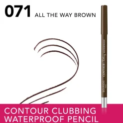 Contour Clubbing Waterproof Oogpotlood All The Way Brown 71 1.2 gr^Bourjois Sale