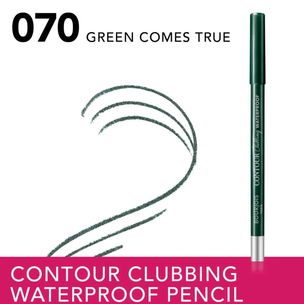 Contour Clubbing Waterproof Oogpotlood Green Comes True 70 1.2 gr^Bourjois