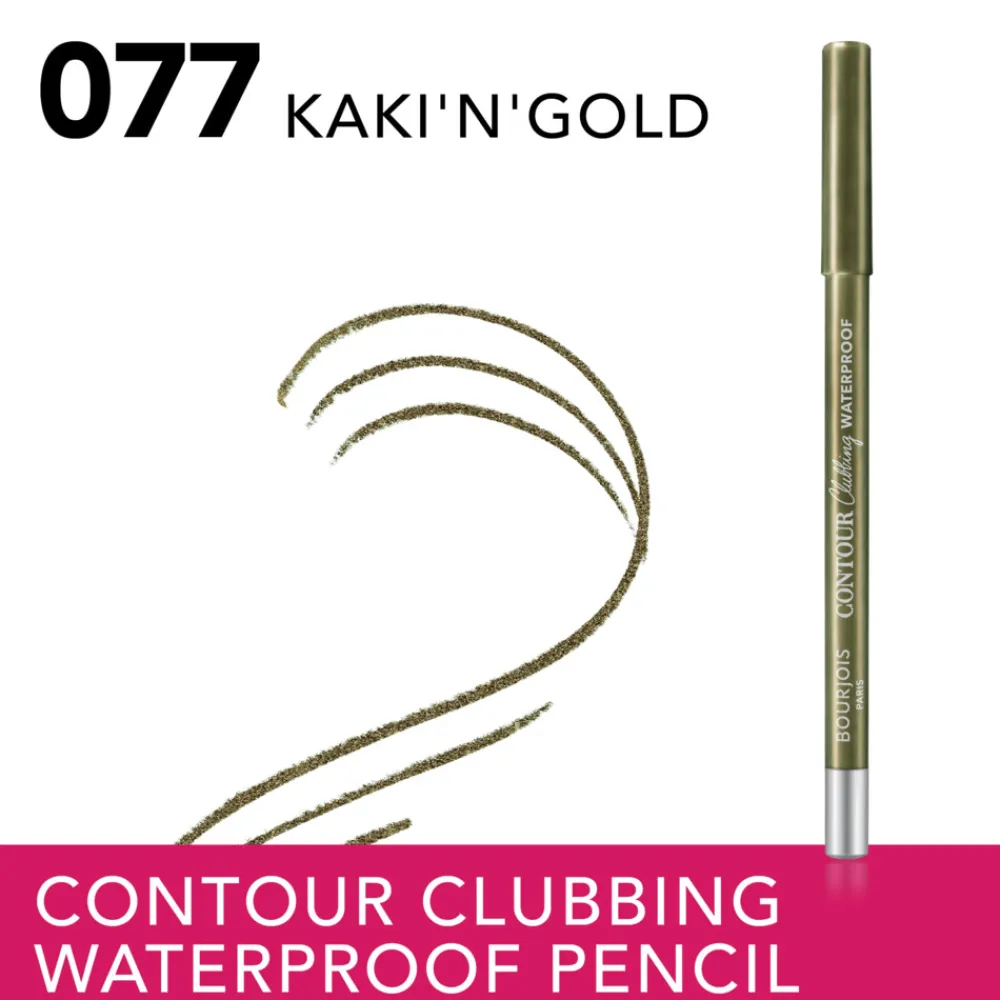 Contour Clubbing Waterproof Oogpotlood Kaki'n'gold 77 1.2 gr^Bourjois Discount