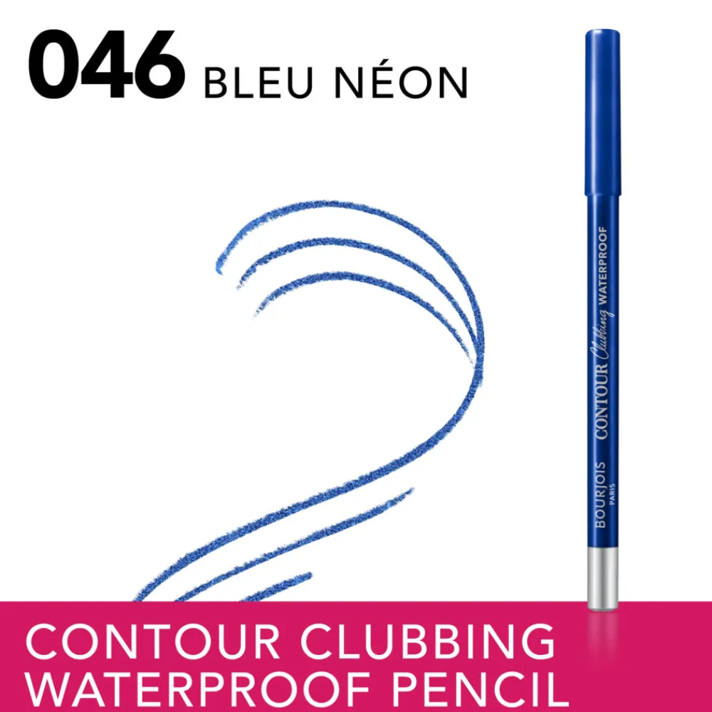 Contour Clubbing Waterproof Oogpotlood Bleu Néon 46 1.2 gr^Bourjois New
