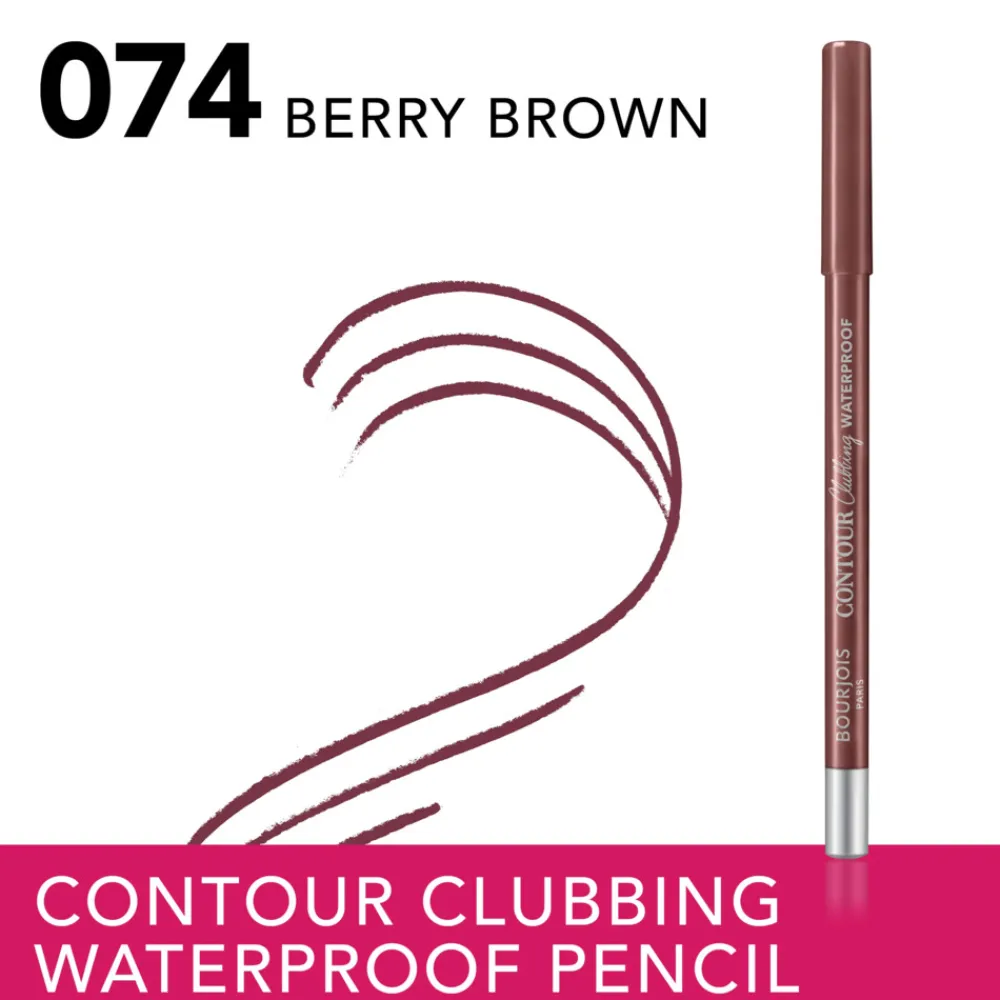 Oogpotlood<Bourjois Contour Clubbing Waterproof Oogpotlood Berry Brown 74 1.2 gr