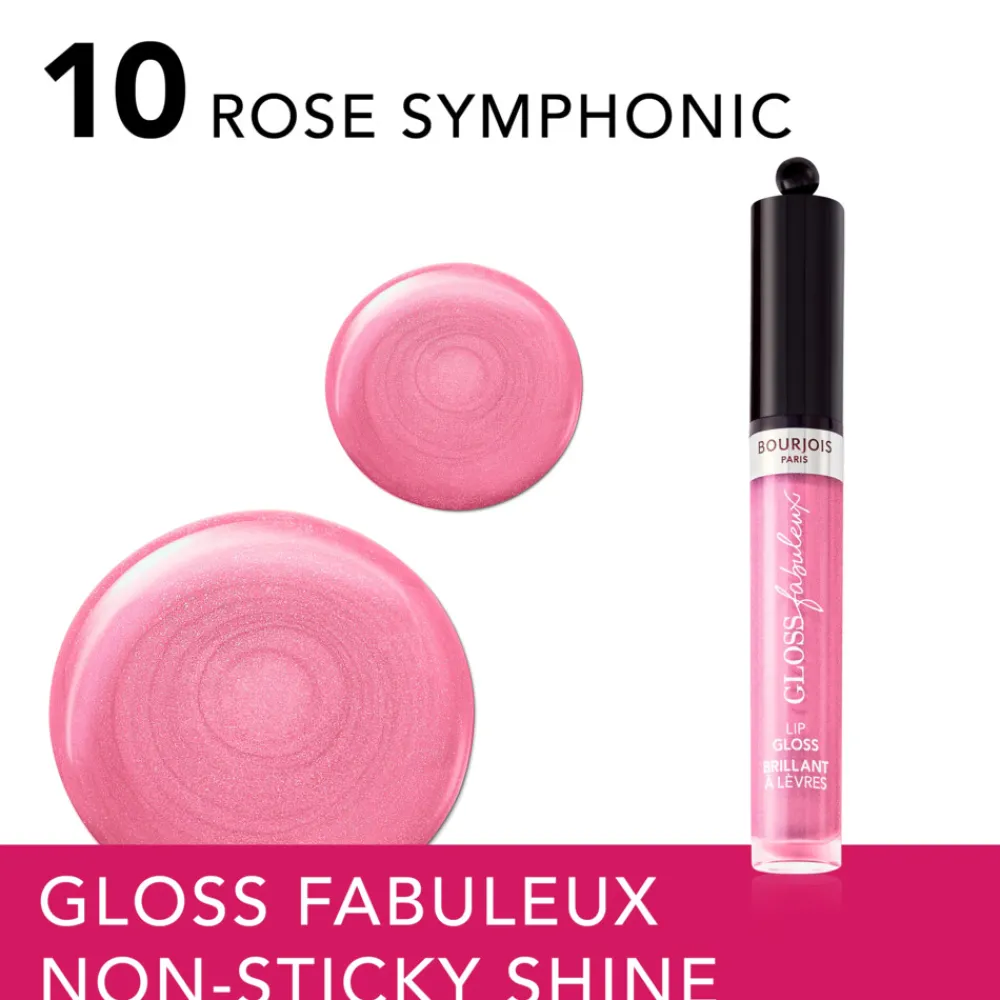 Gloss Fabuleux Lipgloss Rose Symphonic 10 2.4 gr^Bourjois Discount