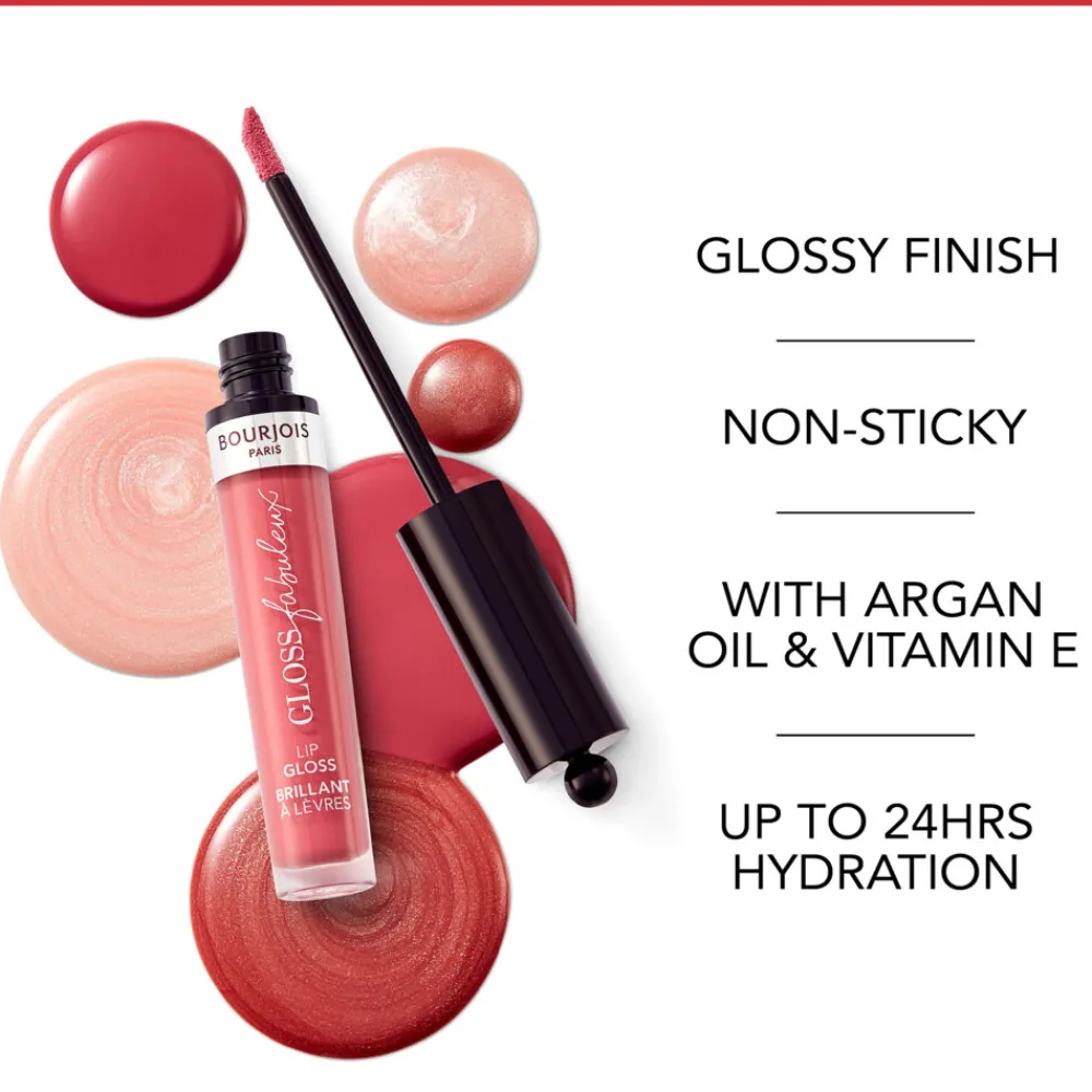 Gloss Fabuleux Lipgloss Rose Symphonic 10 2.4 gr^Bourjois Discount