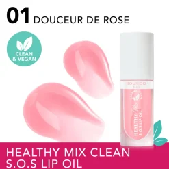 Healthy Mix Clean S.O.S Lip Oil 01 Douceur de Rose 4,5 ml^Bourjois Hot