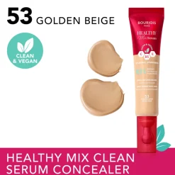 Concealer<Bourjois Healthy Mix Serum Concealer Golden Beige 53 11 ml