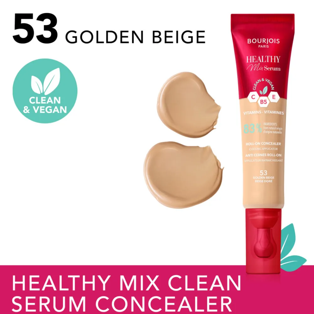 Concealer<Bourjois Healthy Mix Serum Concealer Golden Beige 53 11 ml