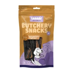 Butchery Beef Head Skin with Hair Hondensnack 150 gr^Braaaf Clearance