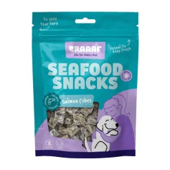 Snacks<Braaaf Cubes Hondensnacks Zalmhuid 70 gr