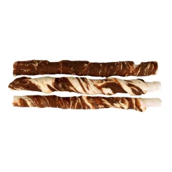Snacks<Braaaf Twister Hondensnack Vlees - Vis 180 gr