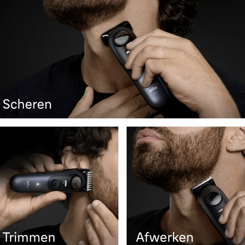 Scheren & Ontharen<Braun Baardtrimmer Series 7 ProBlade BT7520 Blauw