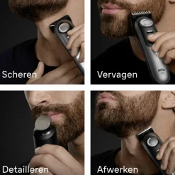 Outlet Baardtrimmer Series 9 ProBlade BT9520 Chroom Heren Scheren & Ontharen