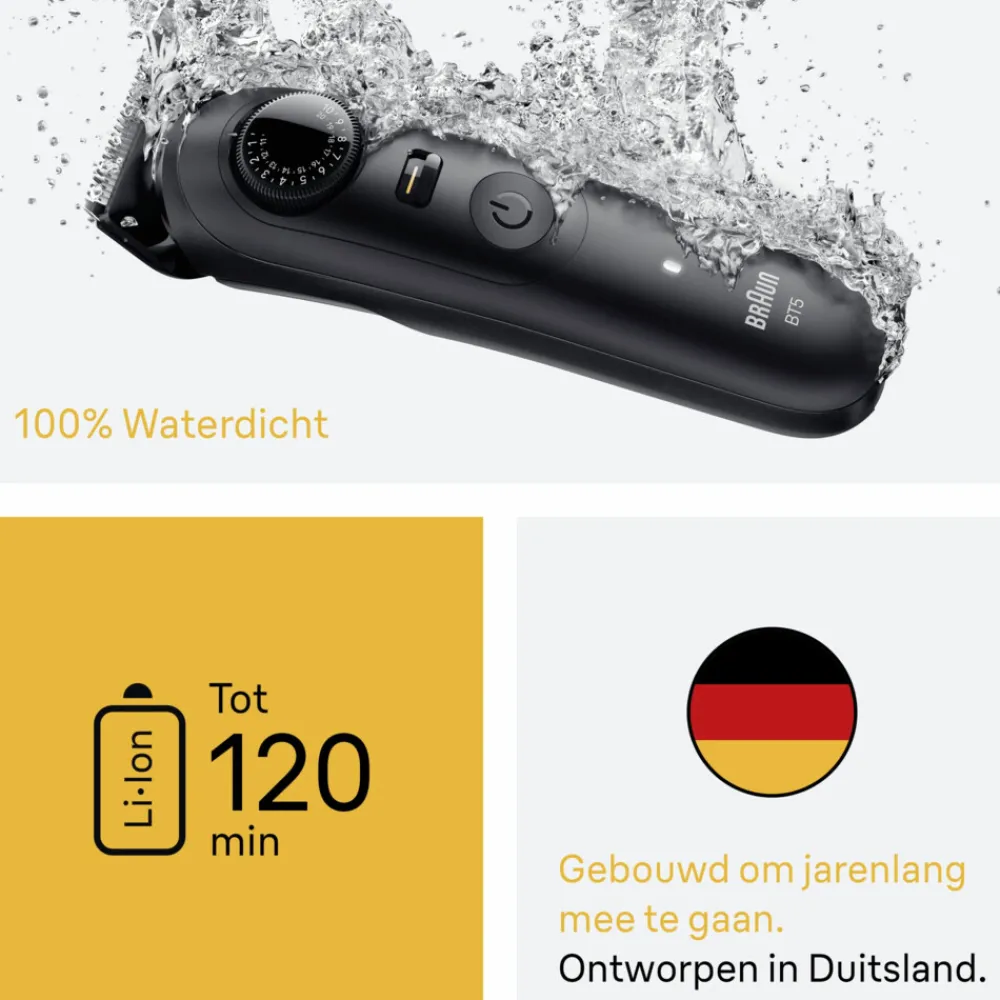 Baardtrimmer Series 5 BT5500 Zwart^Braun Clearance