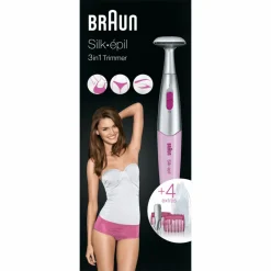 Scheren & Ontharen<Braun Bikinitrimmer Silk-épil FG1100 Roze