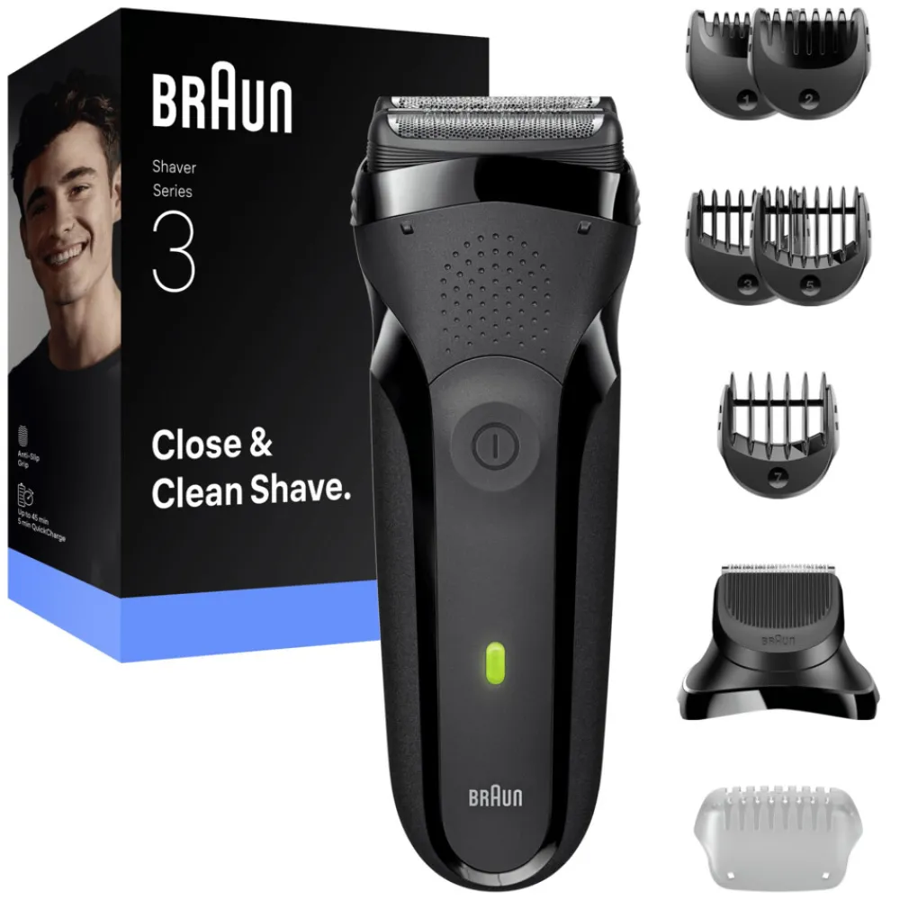 Outlet Elektrisch Scheerapparaat Series 3 300BT Grijs Heren Scheren & Ontharen